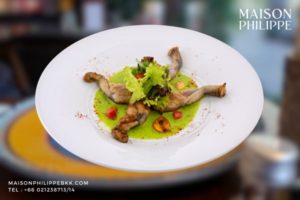 Pan Fried Frog Leg Parsley & Garlic Butter